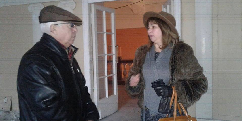 Общественники проинспектировали ремонт здания театра "Стрела" в Жуковском