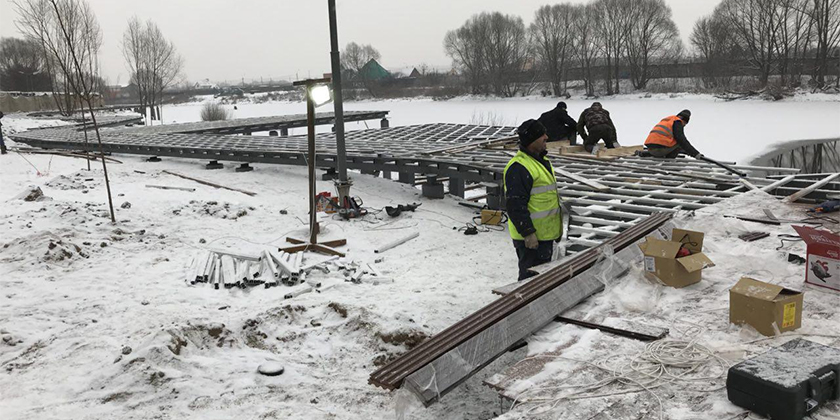 Набережная реки Быковка