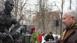 В Жуковском открыли бронзовый памятник погибшим воинам в Афганистане