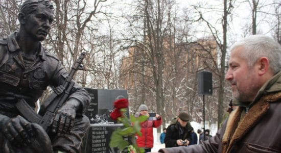 В Жуковском открыли бронзовый памятник погибшим воинам в Афганистане