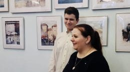 В выставочном зале «Отражение» открылась персональная выставка 14-летнего художника