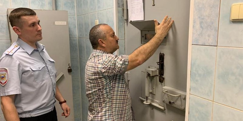 В Жуковском проверили соблюдение прав лиц, помещенных в полицейский изолятор