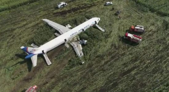 Представитель аэропорта «Жуковский» отказался отвечать на вопрос о птицах, попавших в двигатель самолета