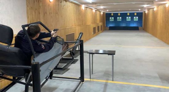 После капитального ремонта в Жуковском открыли тир для сотрудников полиции