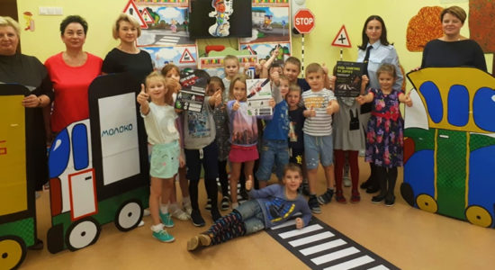 В детском саду № 34 г.о. Жуковский проведен экскурсионный квест по правилам дорожного движения