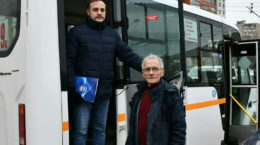 У торгового центра на улице Гудкова состоялся рейд по проверке маршрутных такси