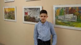 В Жуковском открылась выставка юных художников, посвященная 75-летию Победы