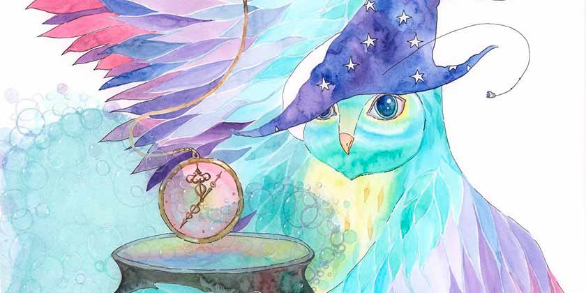 В выставочном зале «Отражение» представлено более 30 иллюстраций к сборнику детских сказок «Лунные истории»