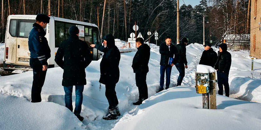 комиссия выехала на место
