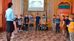 Госавтоинспекторы провели занятия для самых маленьких участников дорожного движения