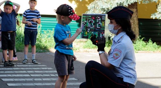 В детских садах Жуковского прошла акция «Безопасный путь домой»