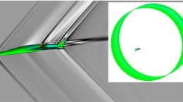Модель высокотехнологичного демонстратора сверхзвукового пассажирского самолета