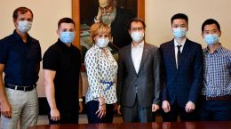 встреча с китайской делегацией из города Гуанхань