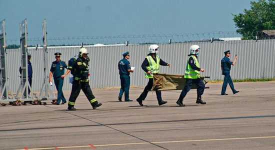 учения по ликвидации ЧС на объектах МАКСа