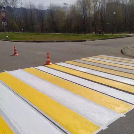 В Жуковском обновляется дорожная разметка разметка2